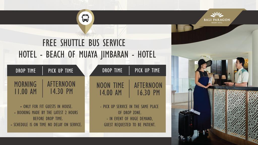 Bali Paragon Resort Hotel Jimbaran Eksteriør billede